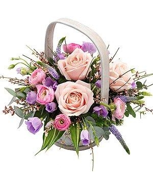 Basket Pink and Lilac
