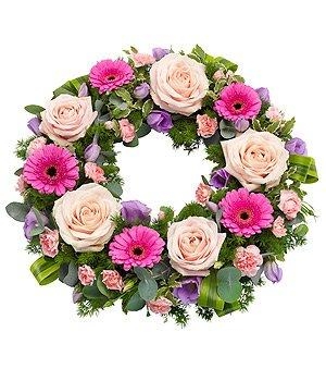 Wreath Pink & Lilac