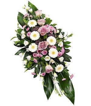 Coffin Spray Lilac Contemporary