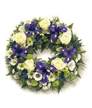 Wreath Purple & White
