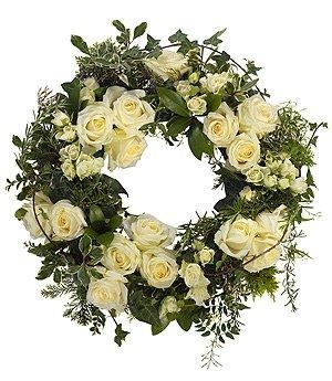 Wreath White Woodland
