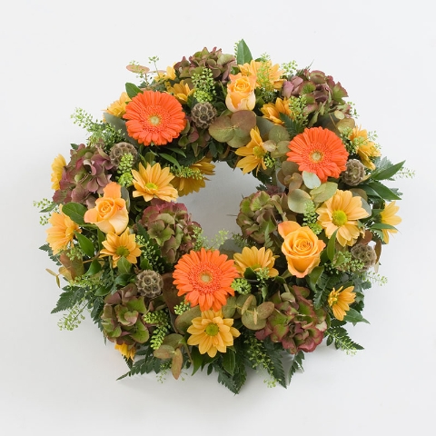 Wreath Sunset Glow