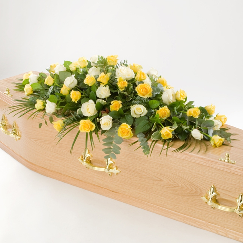 Coffin Spray All Rose
