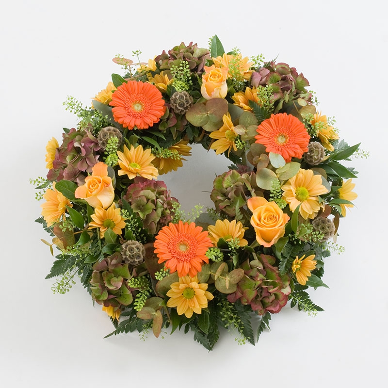 Wreath Sunset Glow