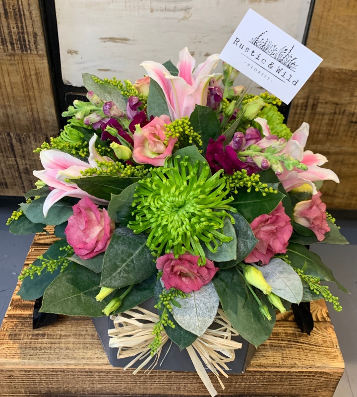 Hat Box of Flowers