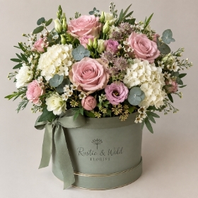 Hat Box of Flowers