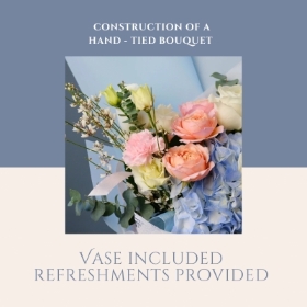 Wed 5th June, 11am. Hand Tied inc. Vase